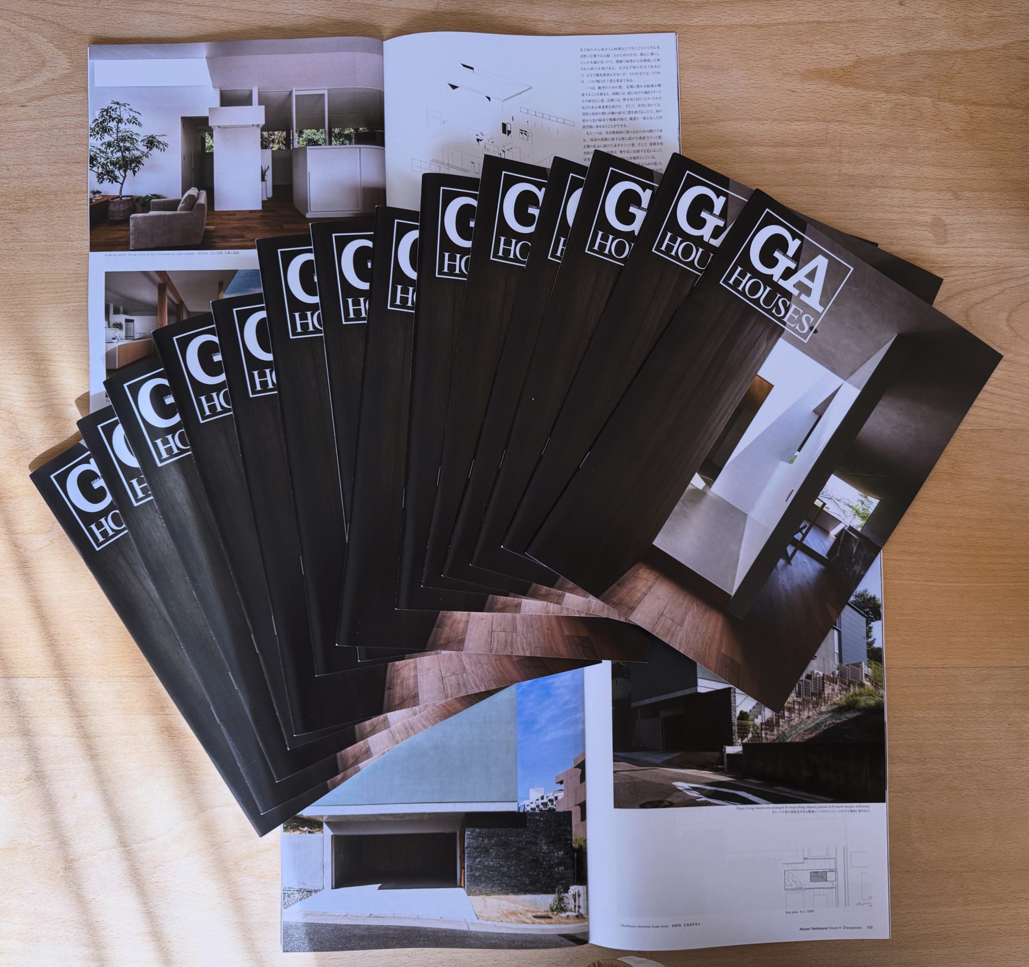 GA HOUSE 掲載の４作品の抜刷冊子を作りました！　